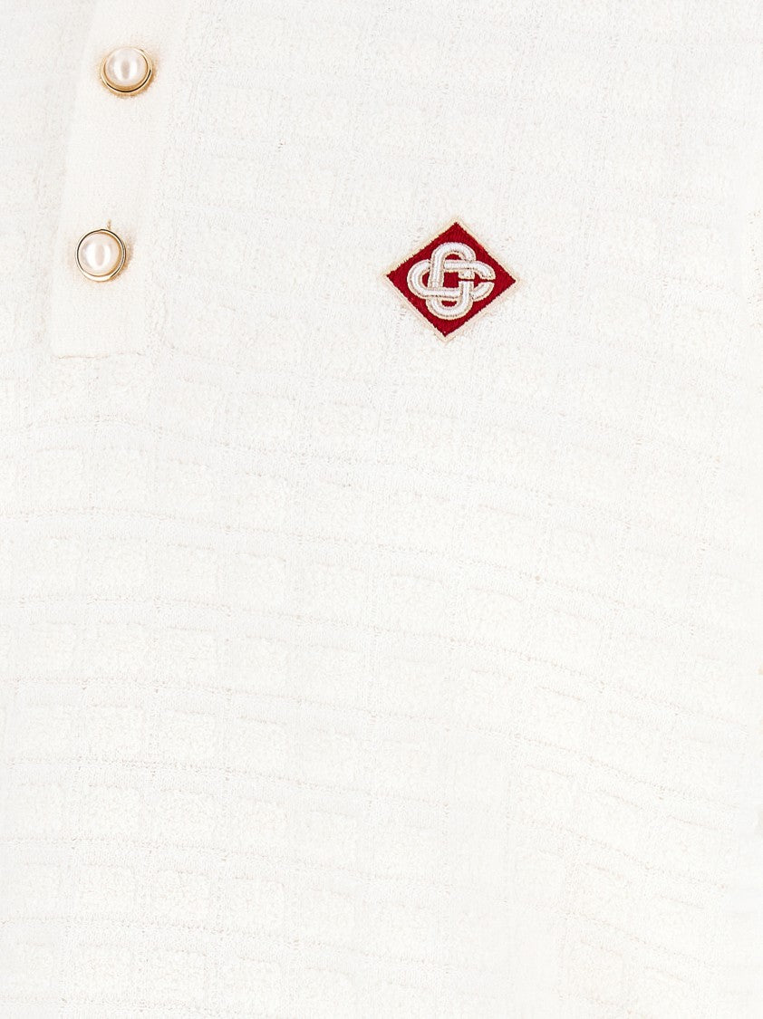 Casablanca 'Boucle' Polo Shirt