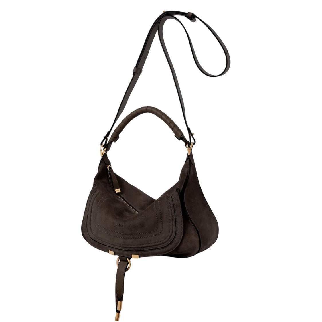 Chloé Suede Calf Leather Bag With Adjustable Strap