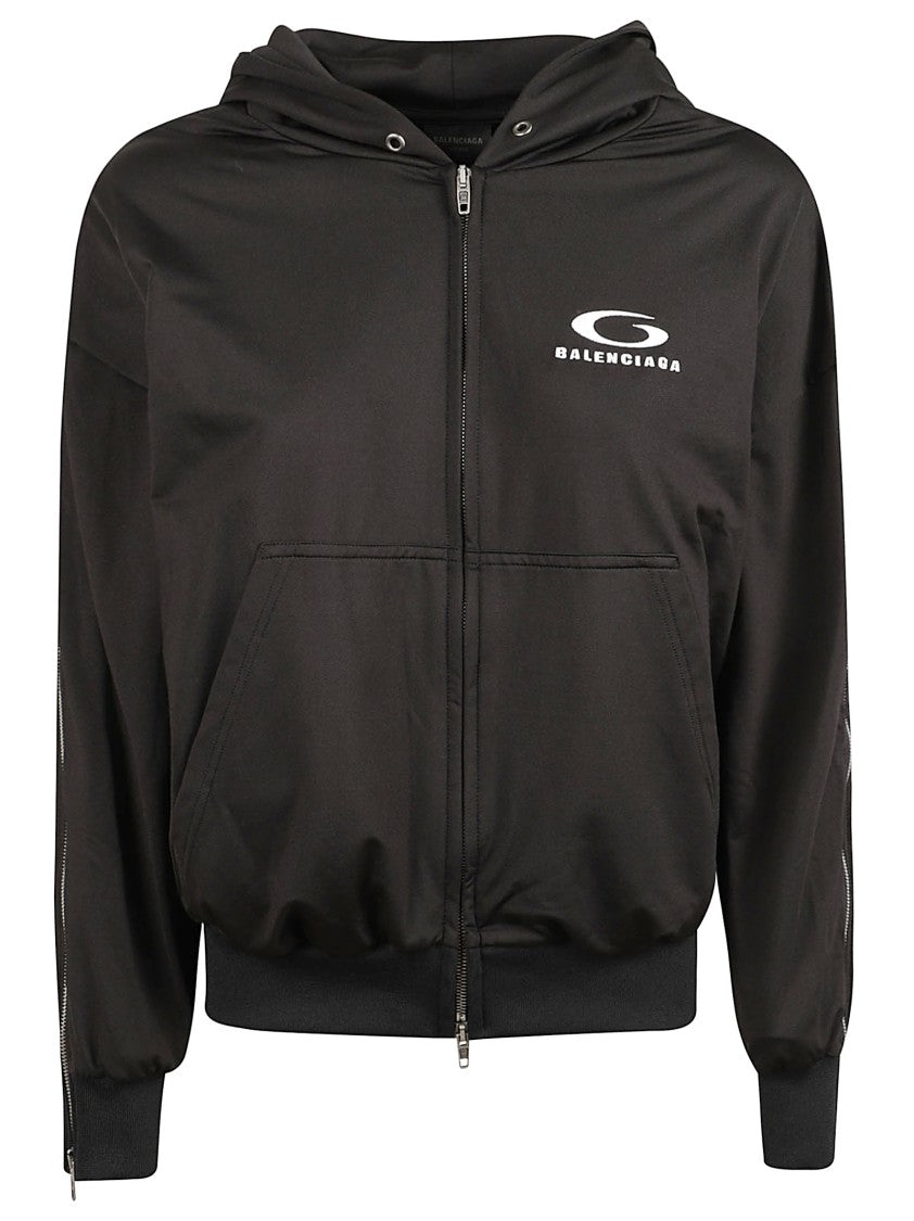Balenciaga Sporty Fleece Hoodie