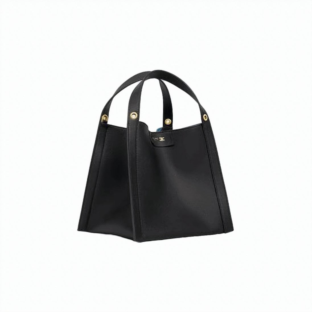Celine Trapezoidal Tote Bag In Smooth Calf Leather With Suede Lining