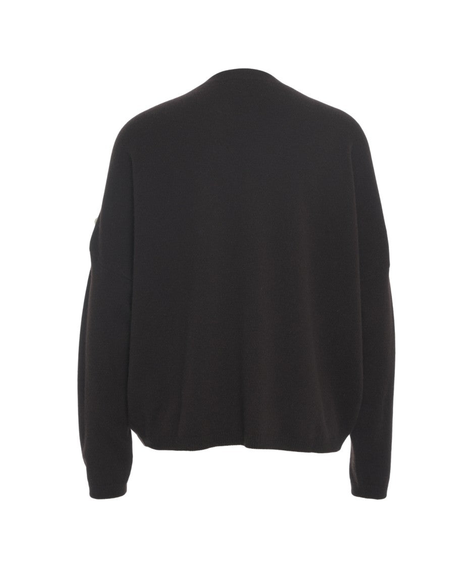 Mvm Cashmere Sweater With Pearls