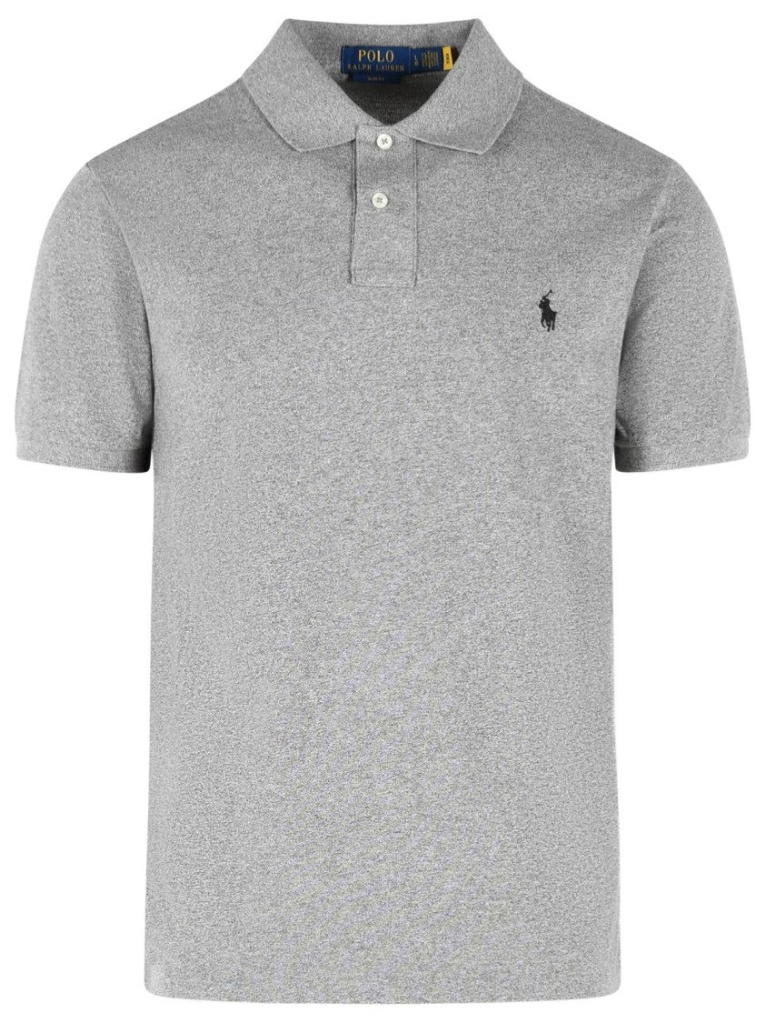 Polo Ralph Lauren Grey Cotton Polo Shirt