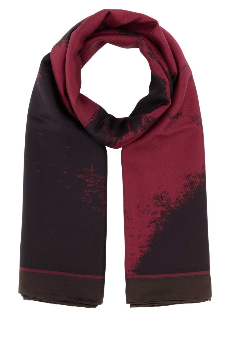 Alexander Mcqueen Printed Twill Foulard
