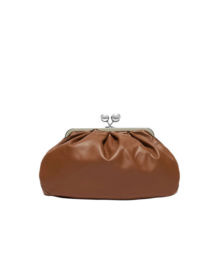 Max Mara Medium Deconstructed Lamb Nappa Leather Shoulder Bag