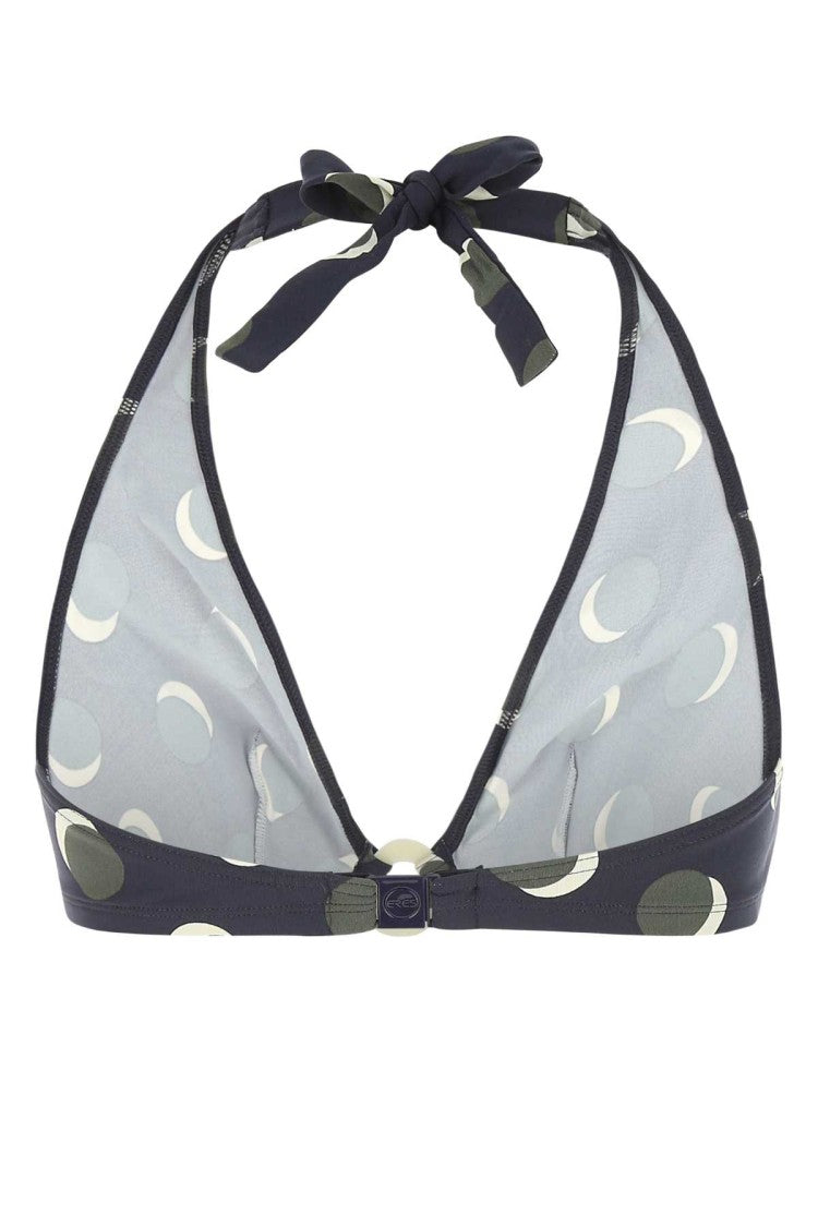 Eres Printed Stretch Nylon Bikini Top