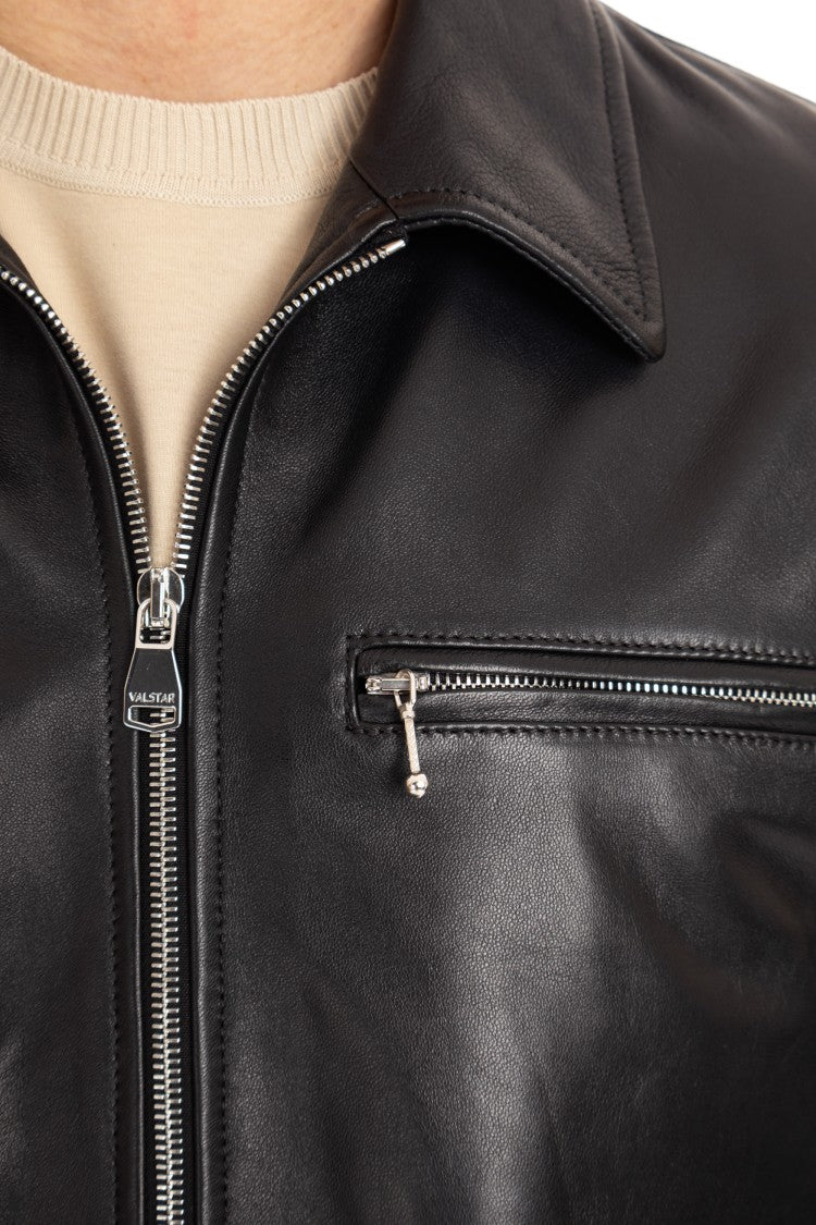 Salvatore Santoro Supersoft Nappa Bomber Jacket