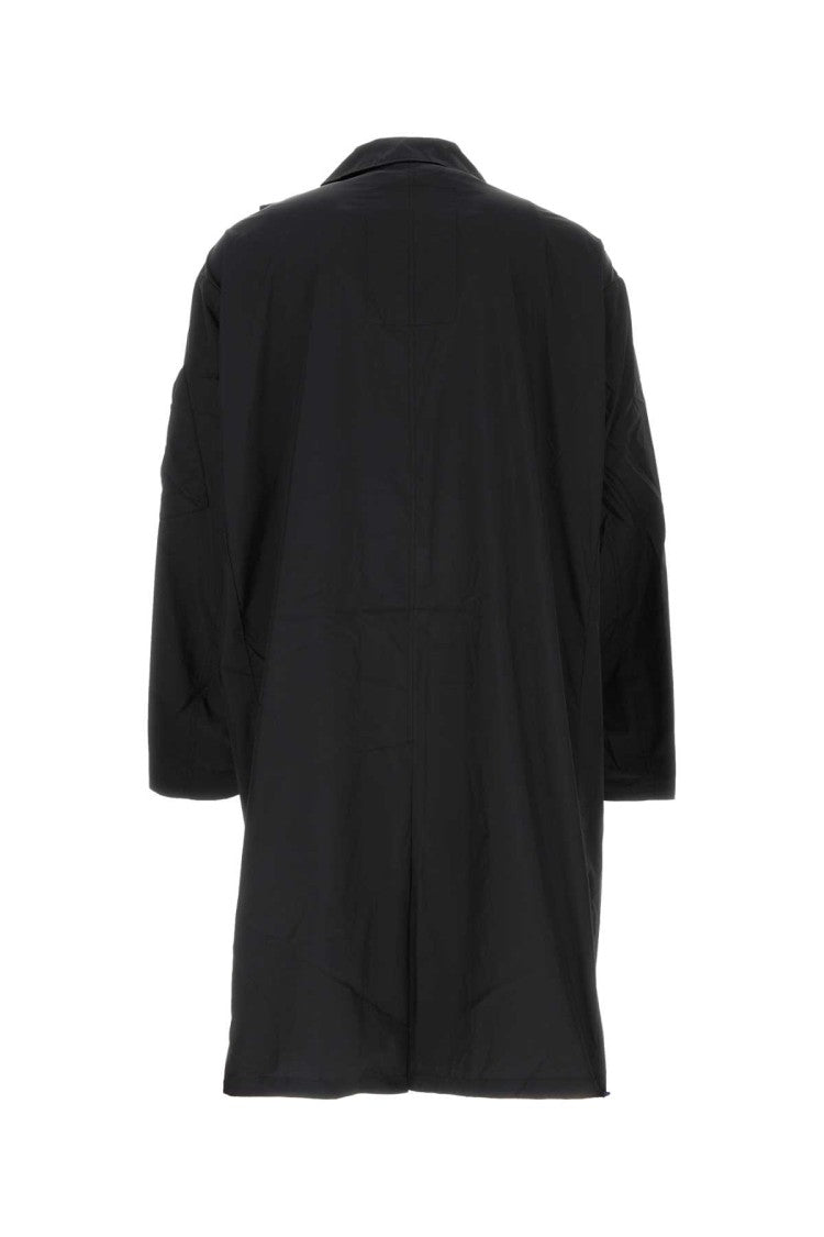 Random Identities Black Polyester Coat