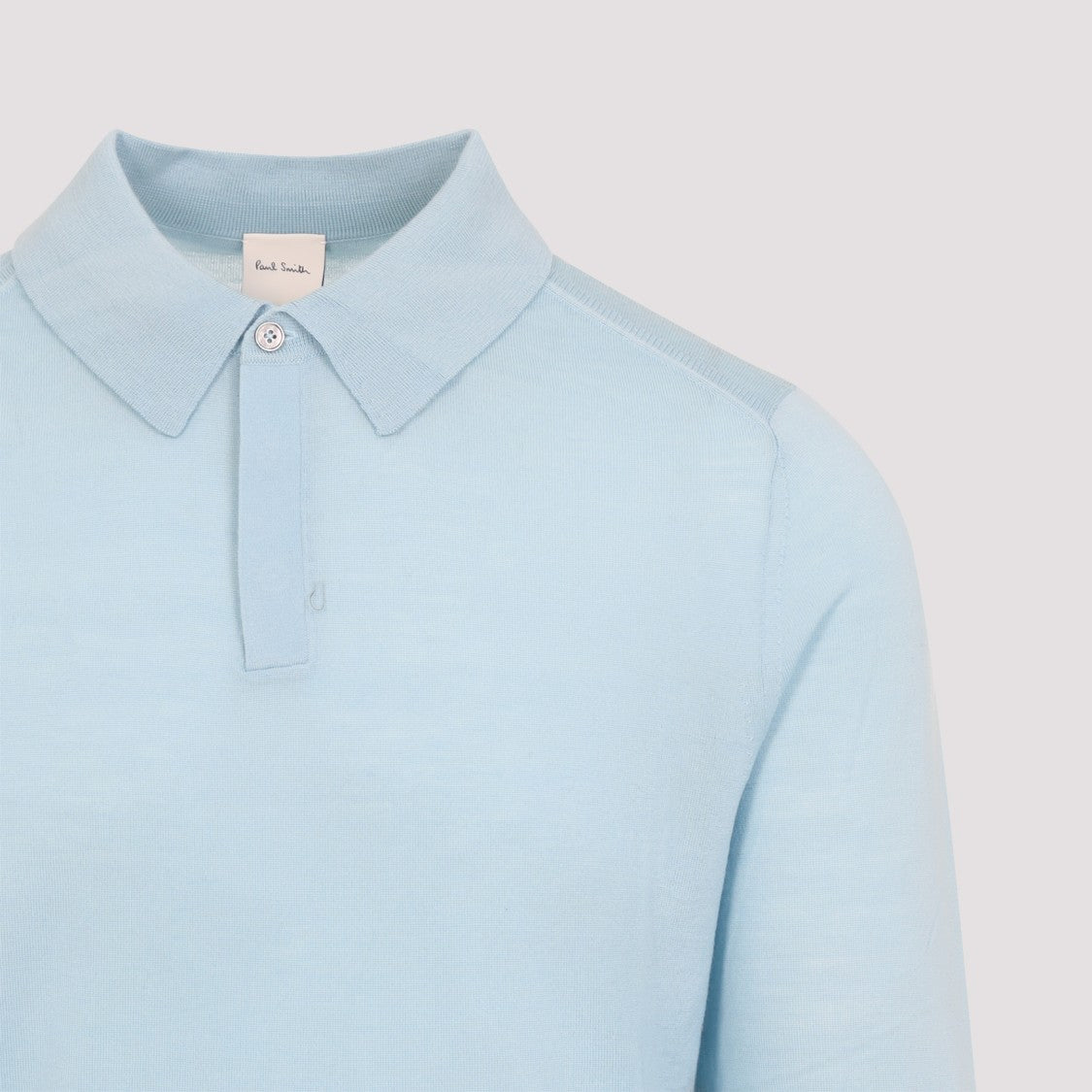Paul Smith Blue Wool Sweater Polo