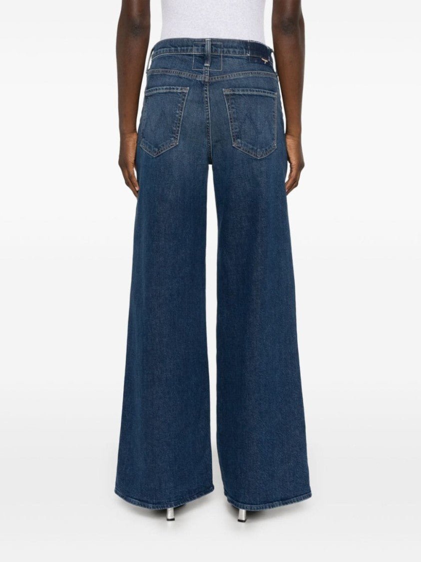 Mother The Ditcher Roller Sneak Jeans