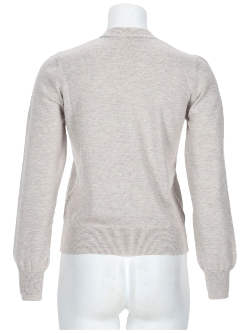 A.P.C. Virgin Wool Cardigan With Button-Down Front And Ribbed Cuffs