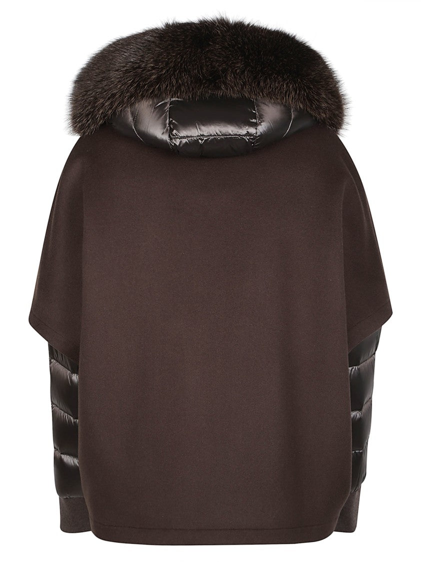 Moorer Pegaso-Cwr Wool-Cashmere Quilted Padded Sleeve Jacket