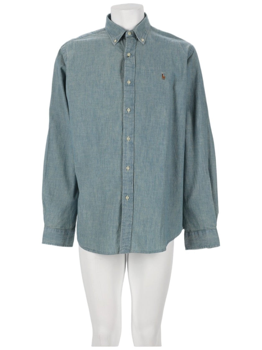 Polo Ralph Lauren Long-Sleeve Button-Up Cotton Shirt