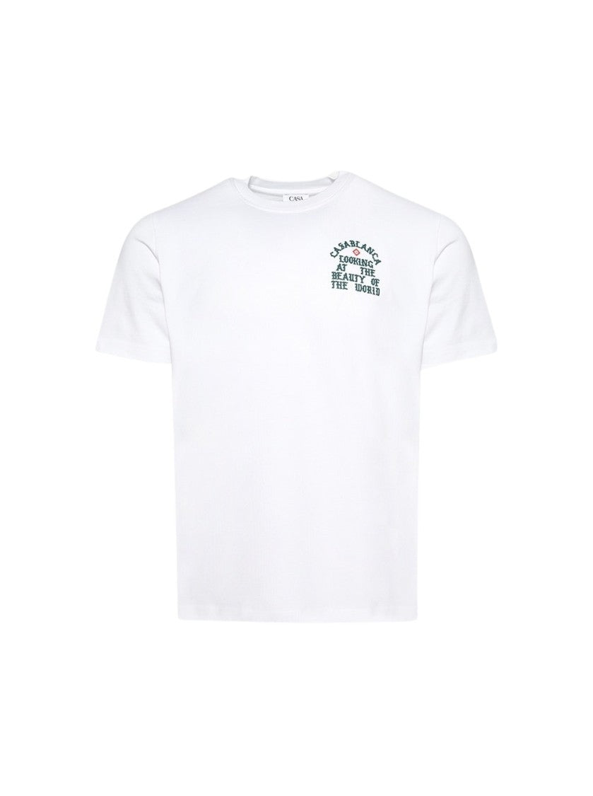 Casablanca Looking At The Beauty Of The World Tee White