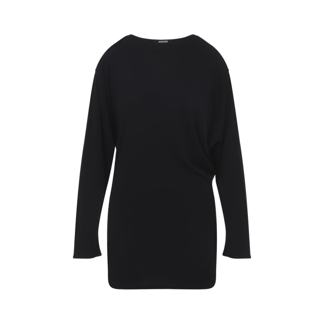 Jacquemus The Mistral Black Viscose Mini Dress