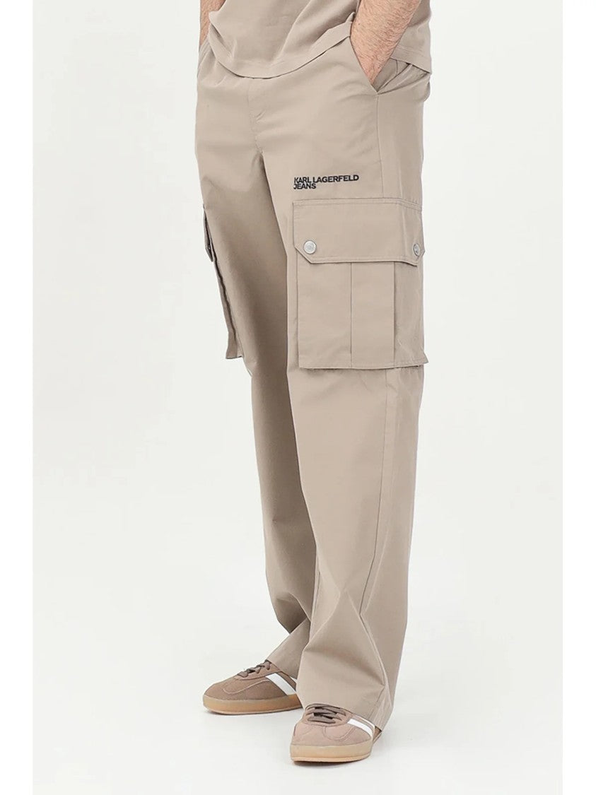 Karl Lagerfeld Karl Lagerfeld Jeans Trousers Cotton/Polyester - Turquoise
