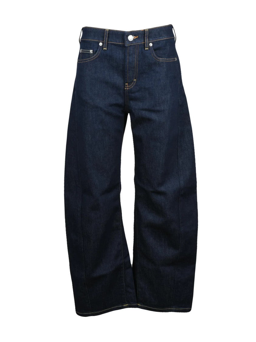 Department 5 Colored Wide-Leg High-Waist Denim Jeans