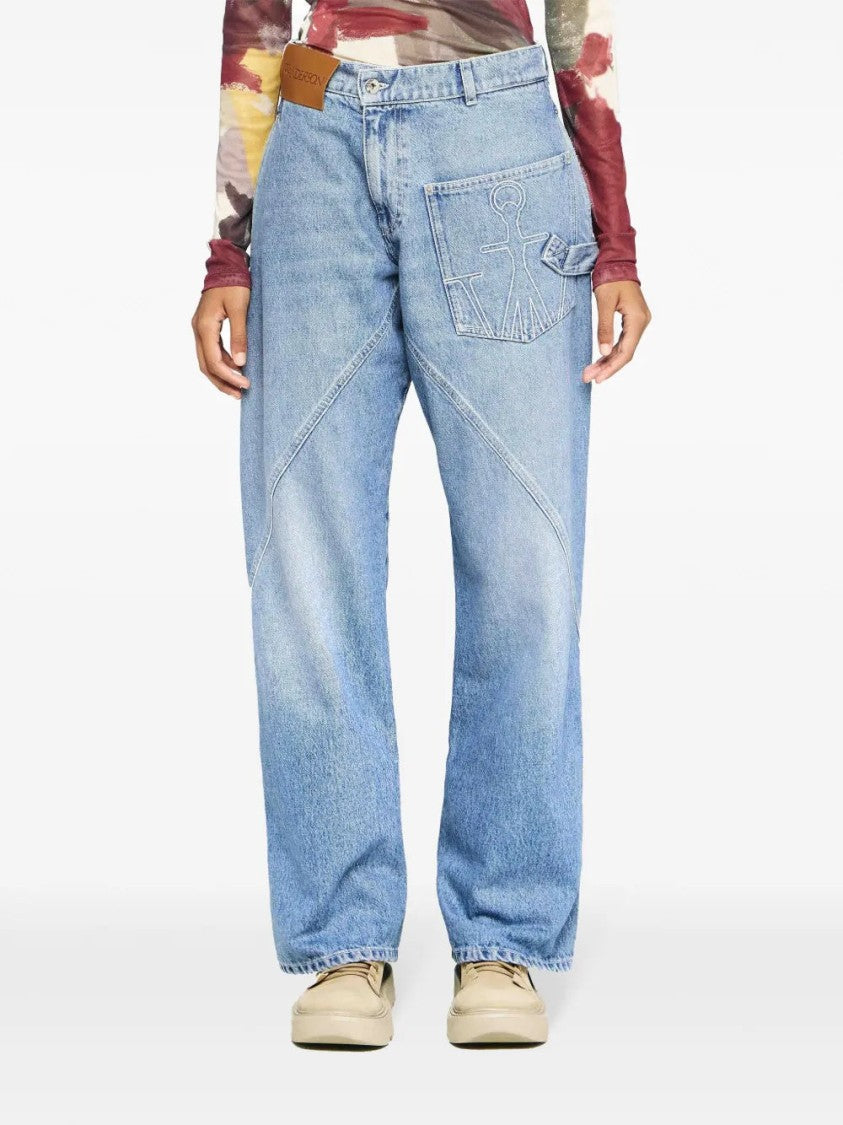 J. W. Anderson Blue Workwear Straight-Leg Jeans