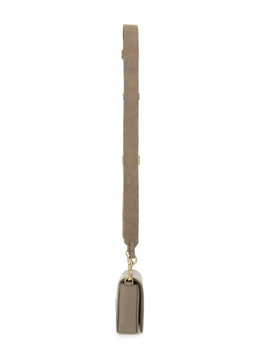 Marc Jacobs Neutrals The Mini Textured Leather Shoulder Bag
