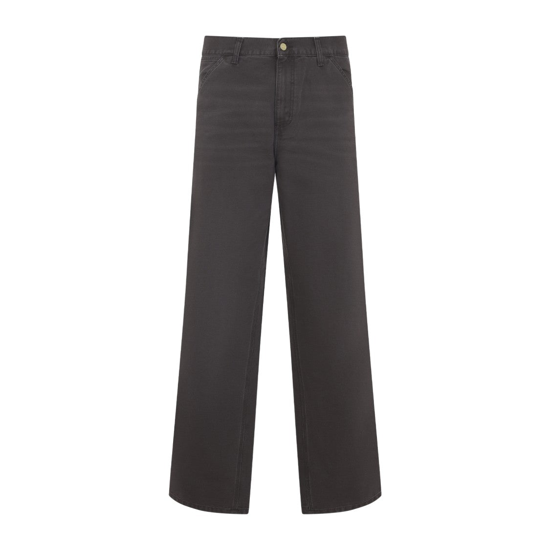 Carhartt Wip Single Knee Brown Cotton Pants