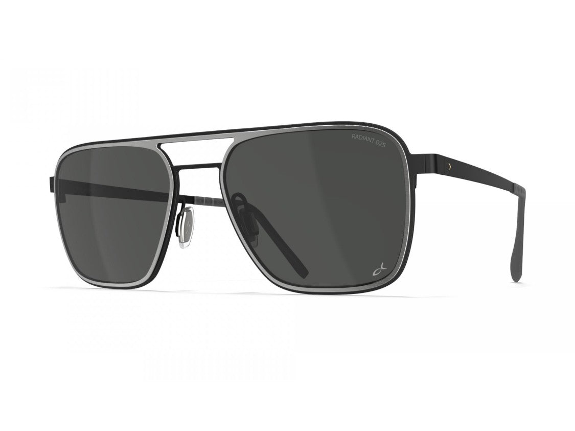 Blackfin Bf868 Rectangular Titanium Sunglasses