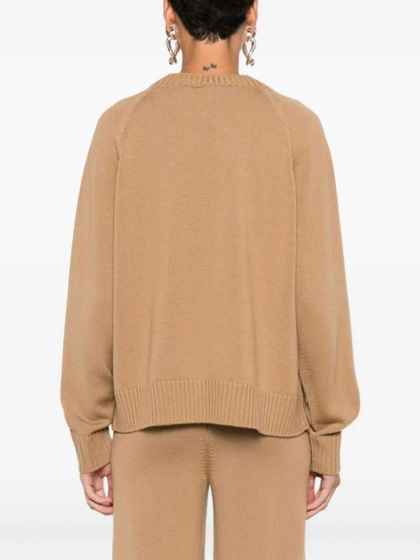 Max Mara Ebano Knit Sweater In 100% Virgin Wool