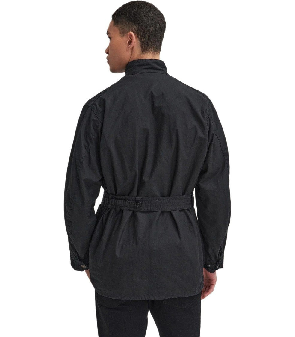 Barbour International Steve Mcqueen 60Th Anniversary Wax Black Jacket