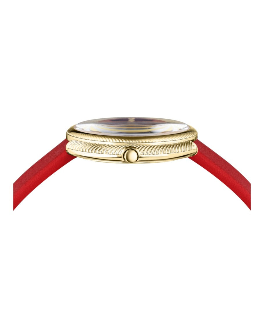 Versace Versace 38Mm Yellow Gold Case Watch