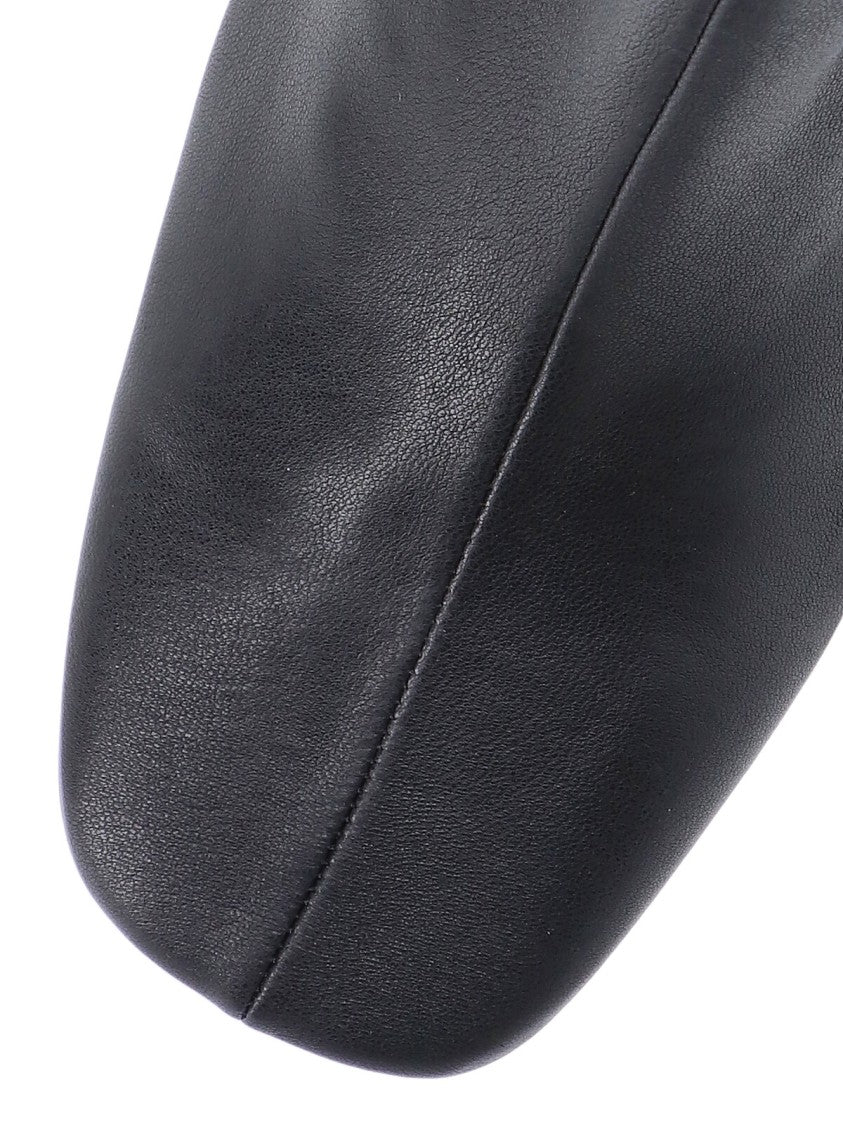 Dries Van Noten Pointed Toe Ankle Boots With Sculptural Heel