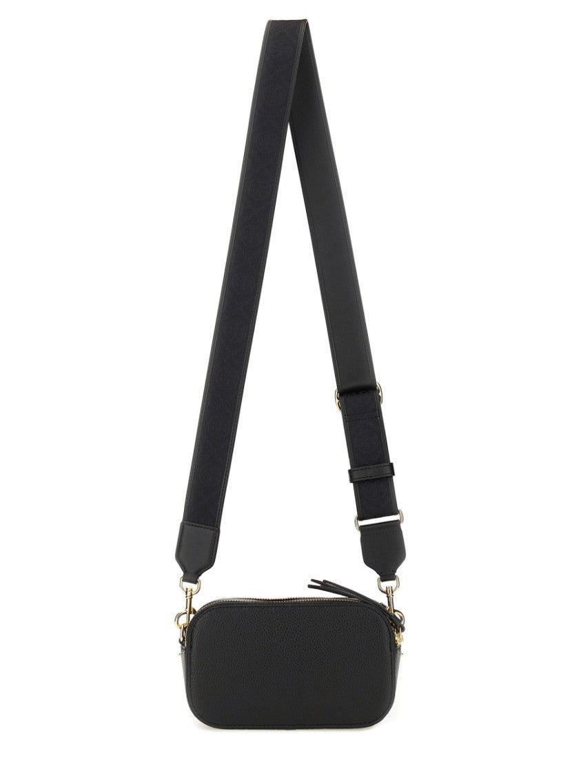 Tory Burch Miller Black Gold Hardware Leather Crossbody Bag