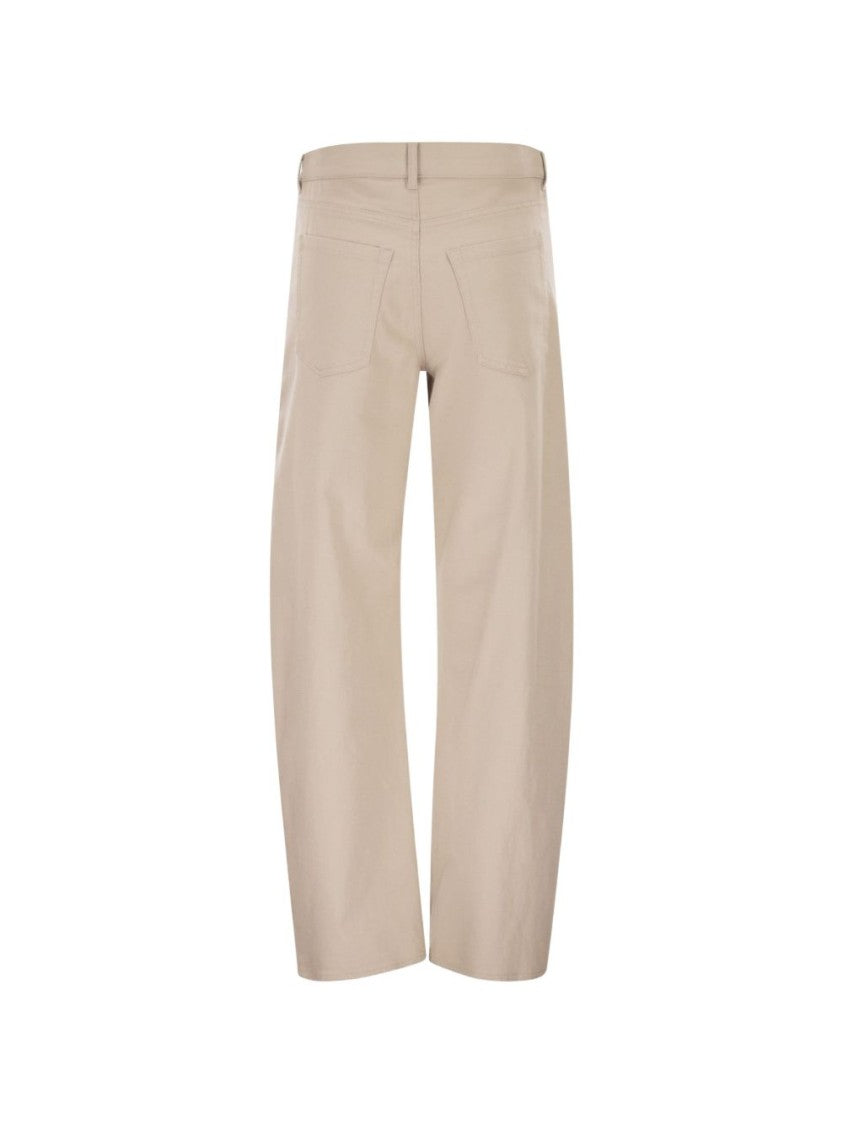 Max Mara Light Beige Straight-Leg Jeans
