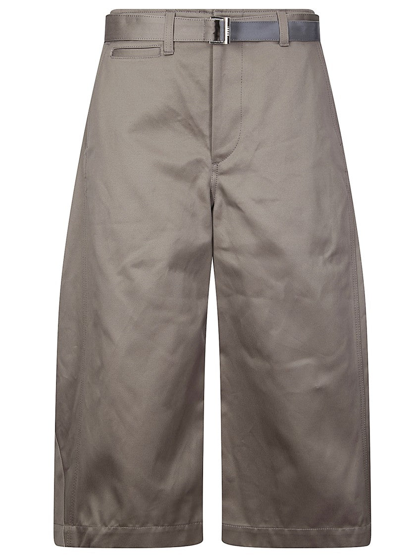 Sacai Tailored Cotton Chino Pants With Straight-Leg Cut
