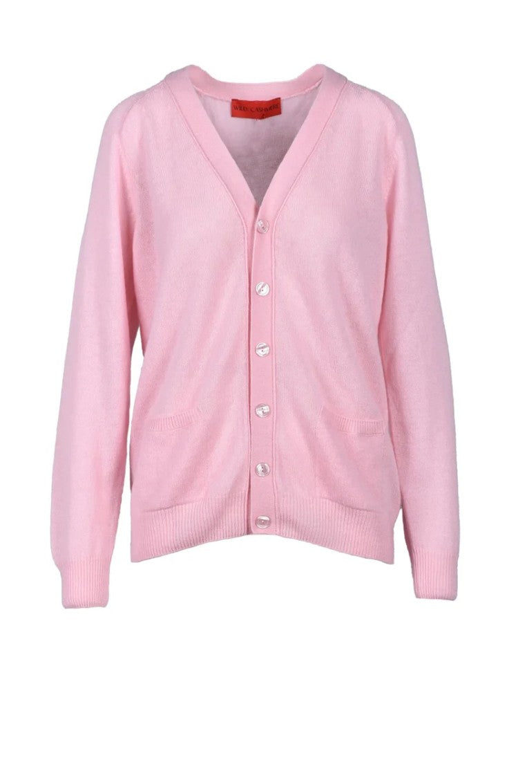 Wild Cashmere 100% Cashmere Cardigan - Pink