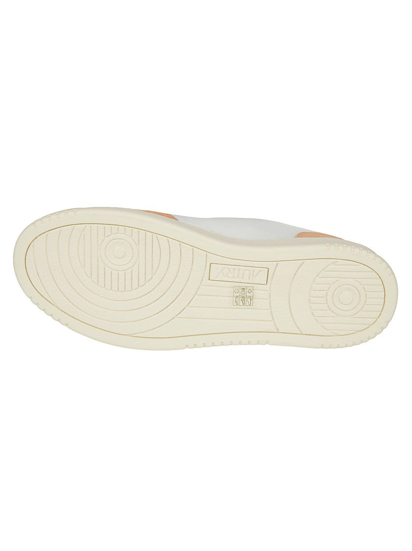 Autry Medalist Low Suede Overlays Leather Sneakers