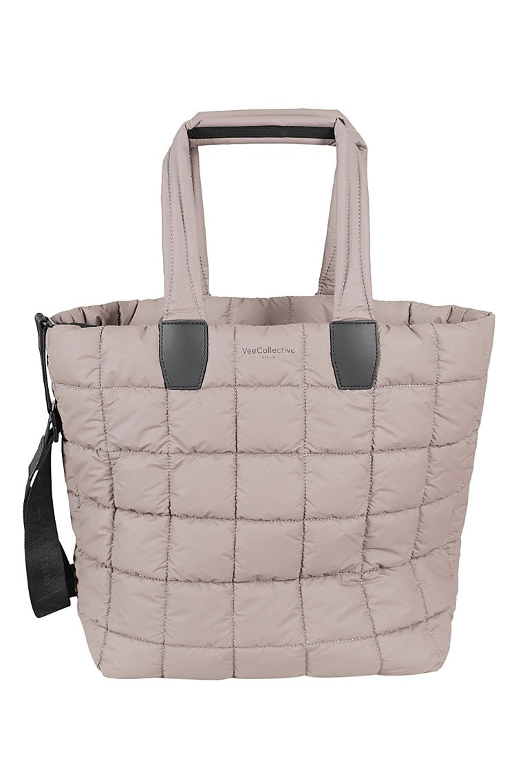 Vee Collective Quilted Eco-Friendly Tote Bag With Adjustable Strap