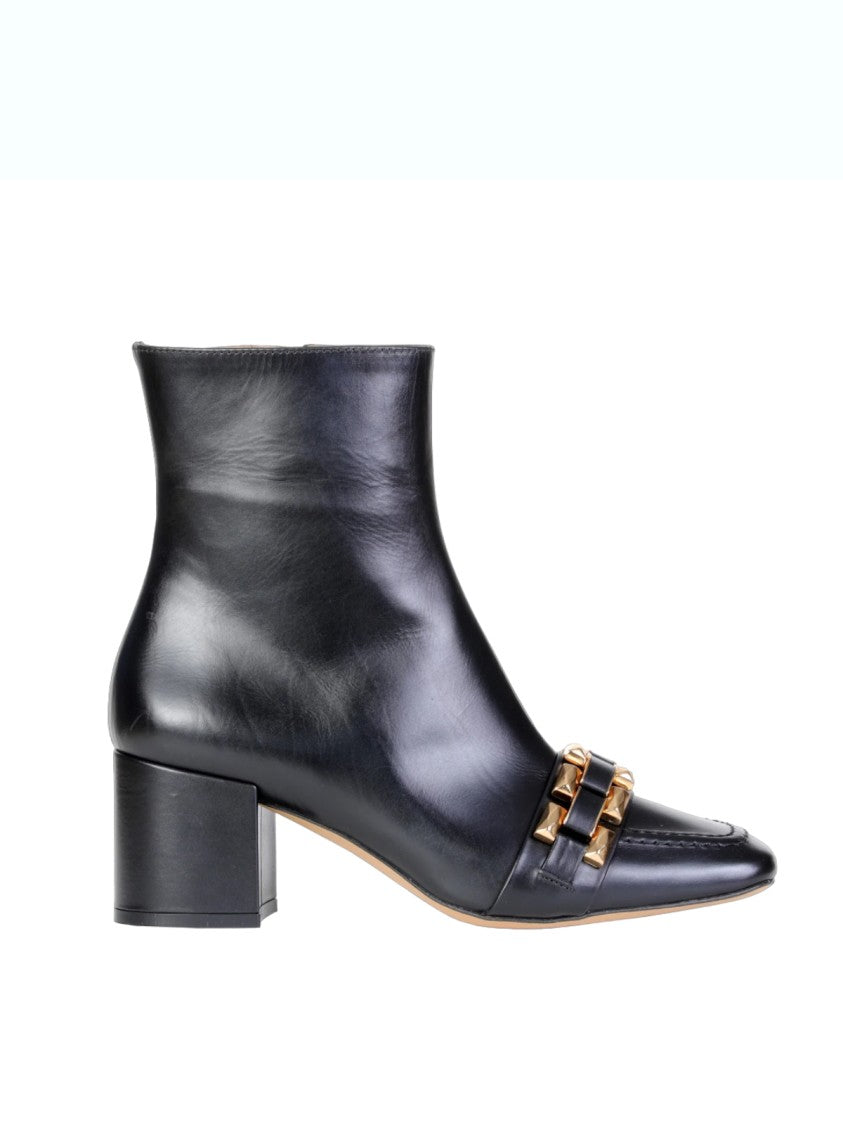 Roberto Festa Avila Black Leather Ankle Boots