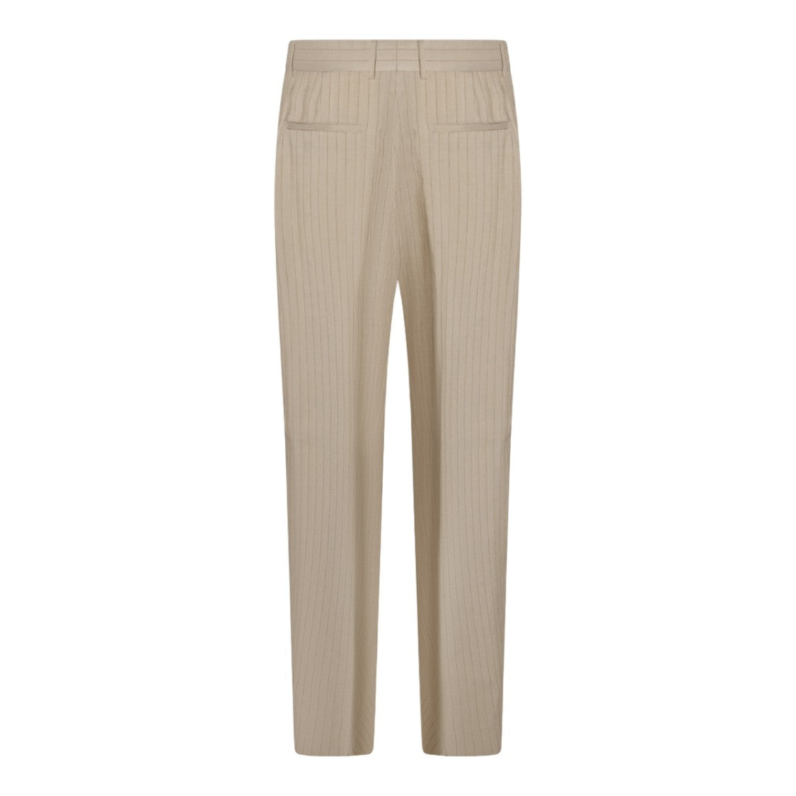 Amiri Slim Fit Tailored Trousers With Subtle Pinstripe