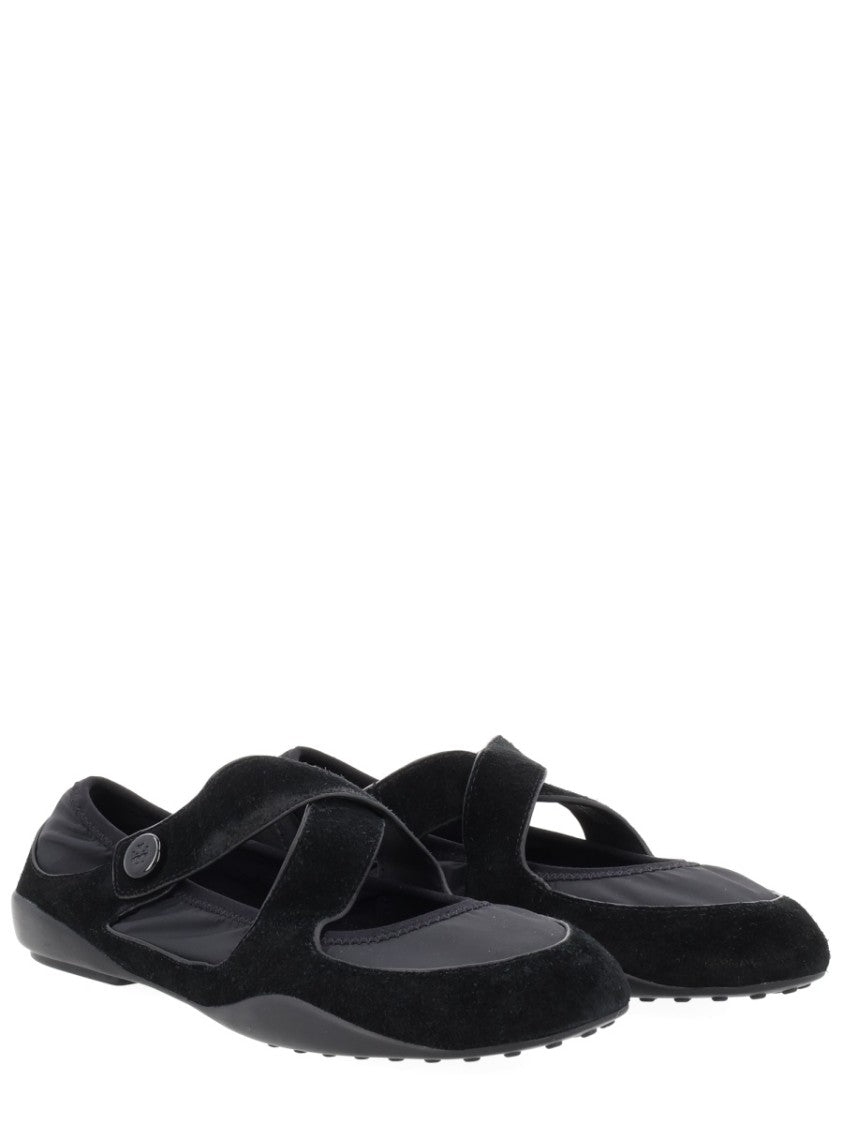 Tory Burch Romy Ballerina Suede Flats