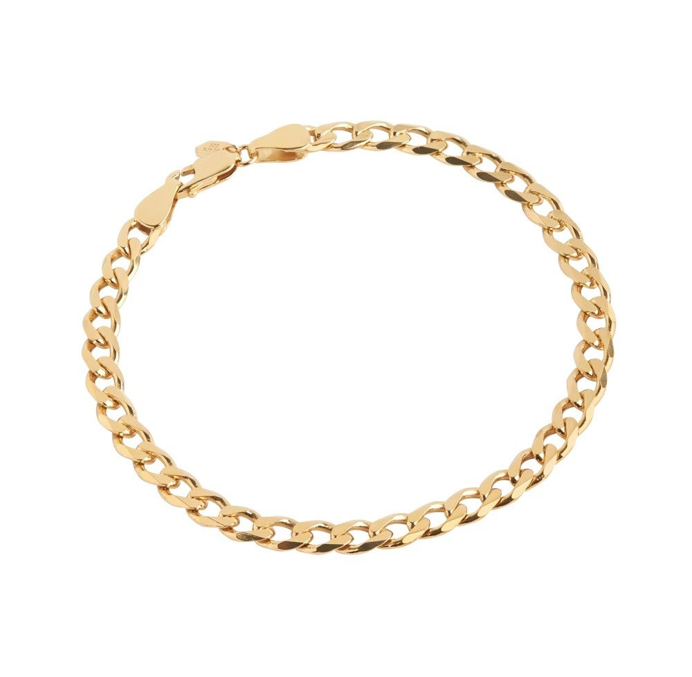 Maria Black Chain-Link Bracelet With 18K Gold Plating