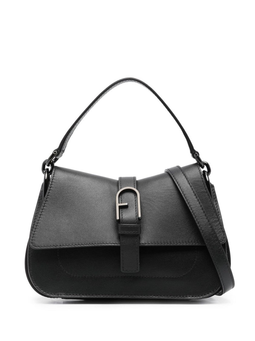 Furla Structured Handbag With Front Buckle Detail