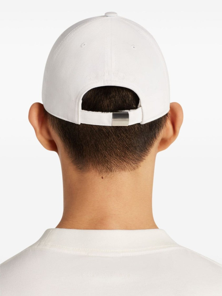 Courrèges White Crew Neck T-Shirt
