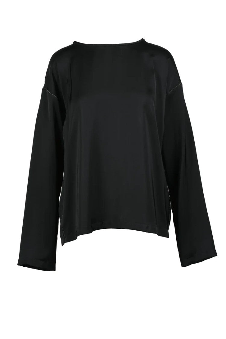 Fabiana Filippi Viscose Blouse - Black