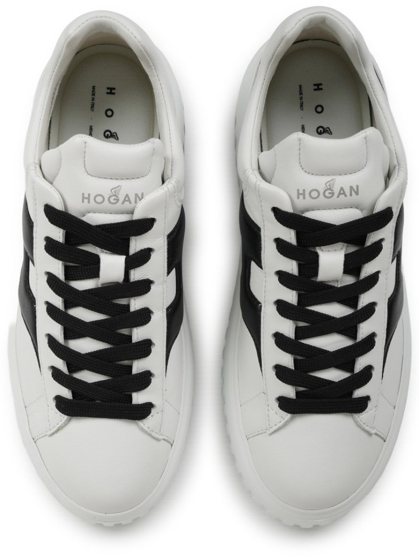 Hogan H-Stripes Bold Mutton Leather Sneakers