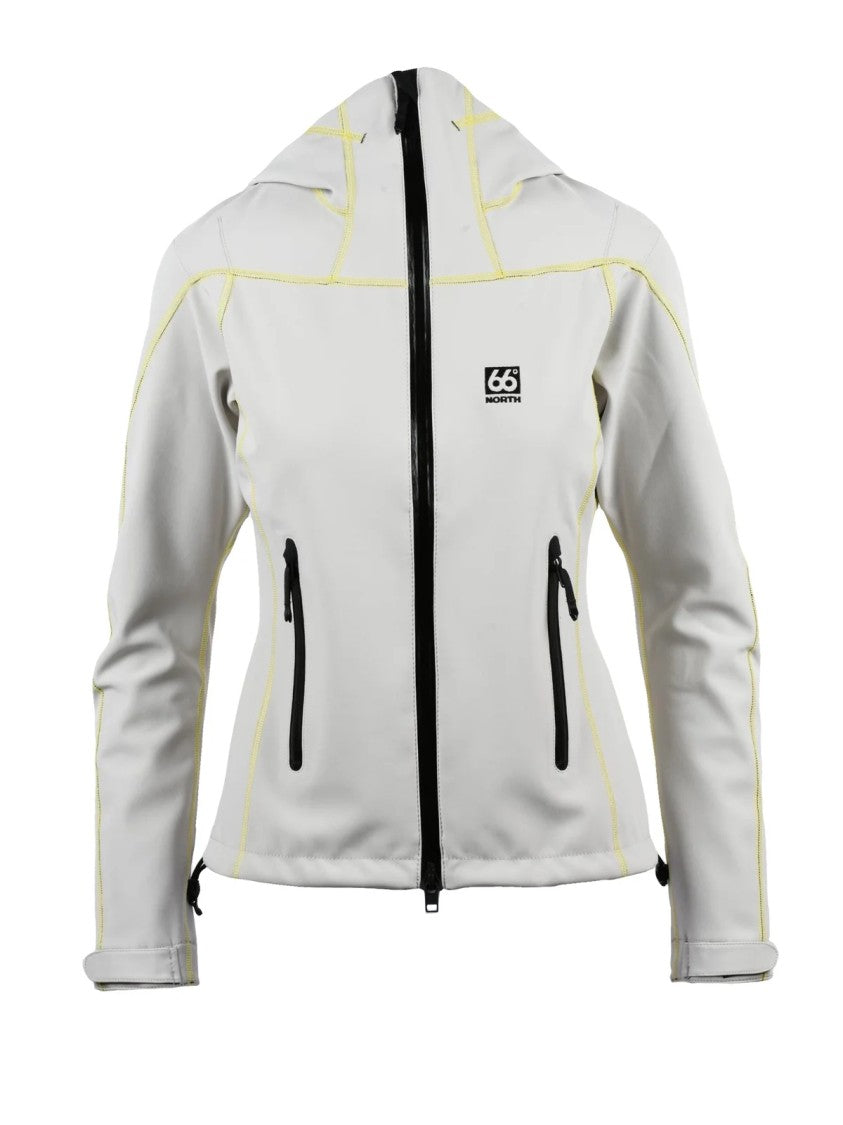 66 North Light Grey Polyester Technical Coat