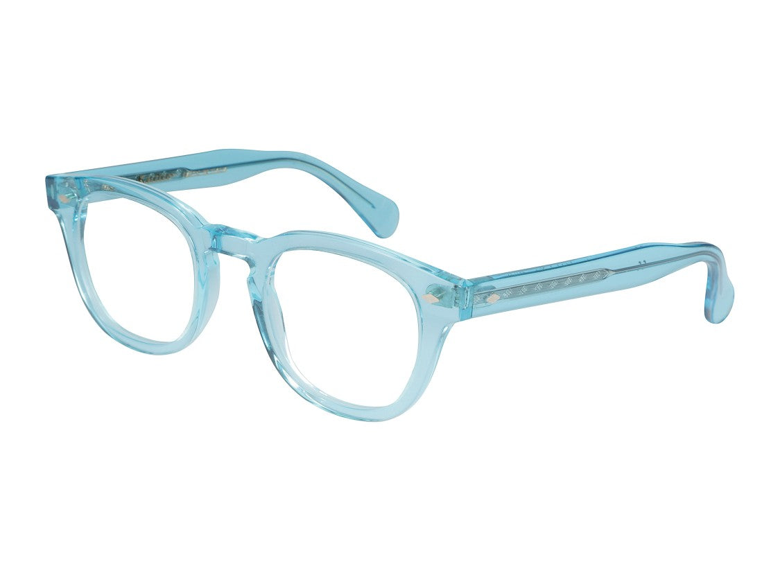 Kador Blue Jolly Cal 49 Translucent Square Eyeglasses