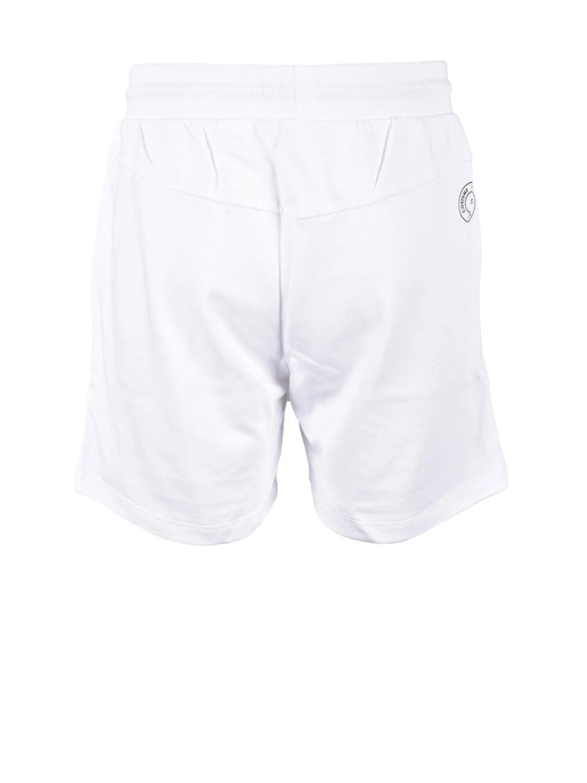 Costume National Bermuda Shorts In Soft Cotton Sweatshirt Fabric