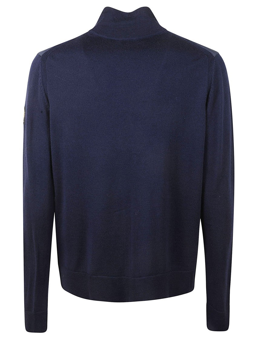 Belstaff Quilted Wool Front Jacket With Smooth Wool Back