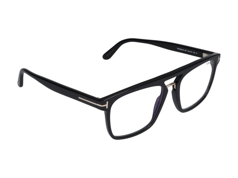 Tom Ford Black Square-Frame Eyeglasses