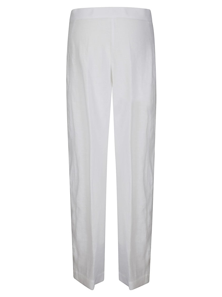 Stefano Mortari High-Waisted Linen Trousers