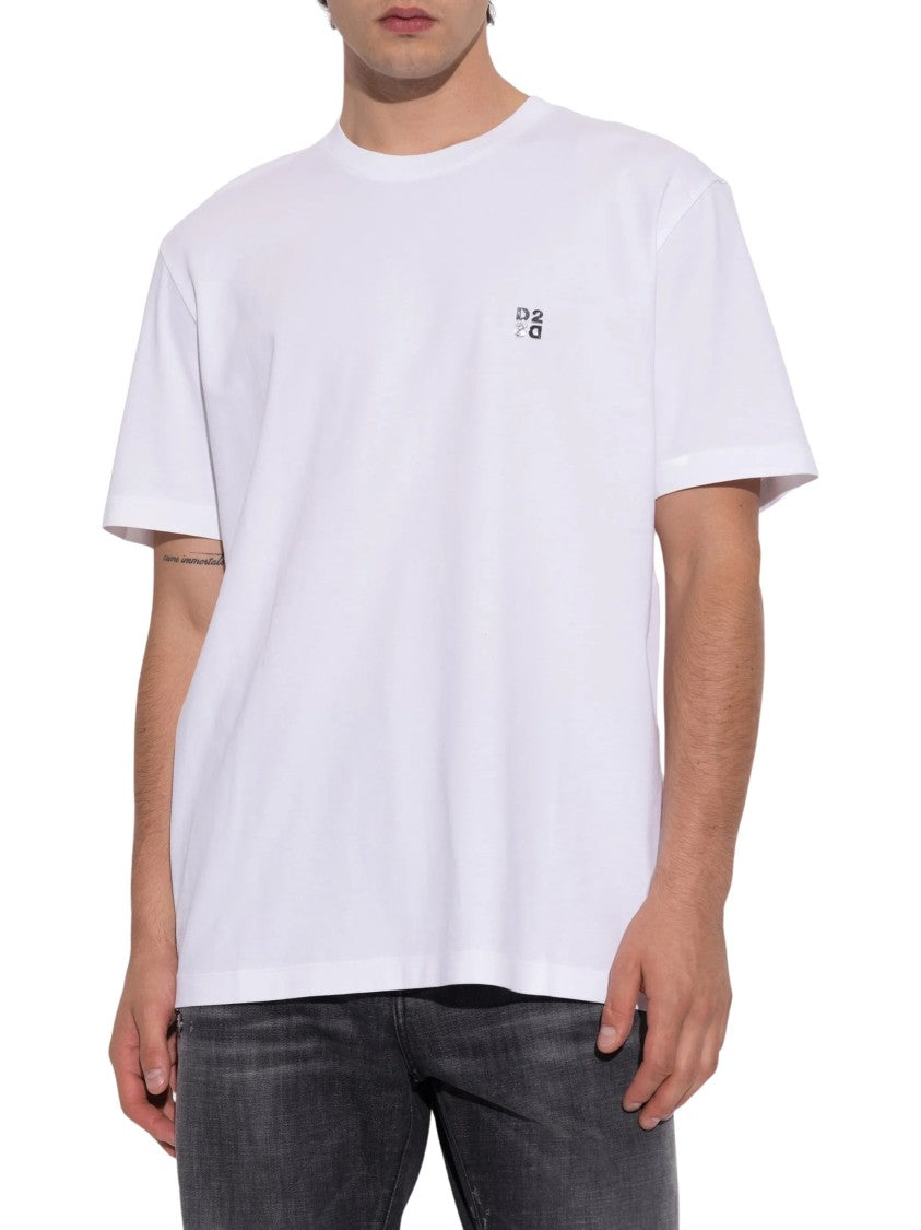 Dsquared2 Metal D2 Cotton T-Shirt