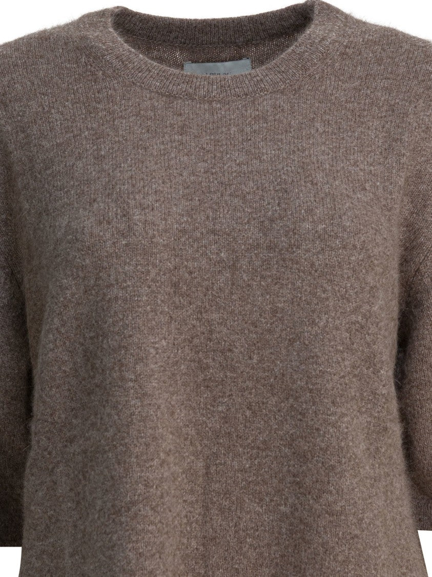 Loulou De Saison "Raven" Crewneck Sweater In Wool Blend